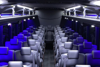 Perris Charter Bus Interior
