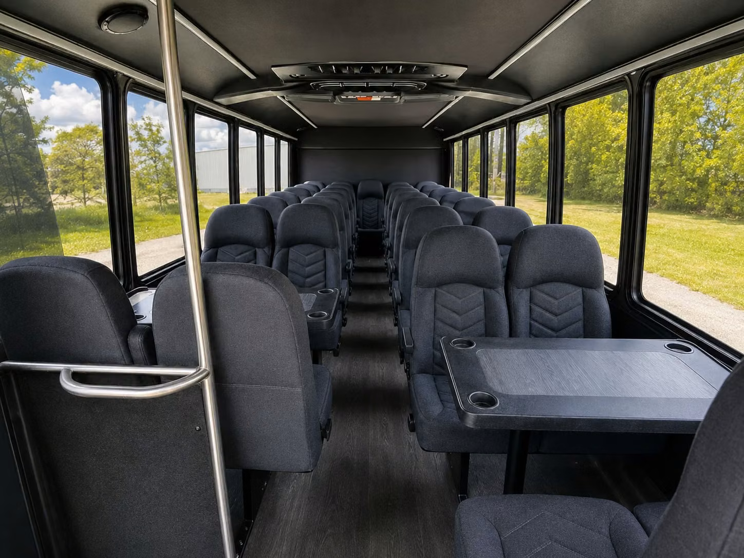 15 passenger minibus inside