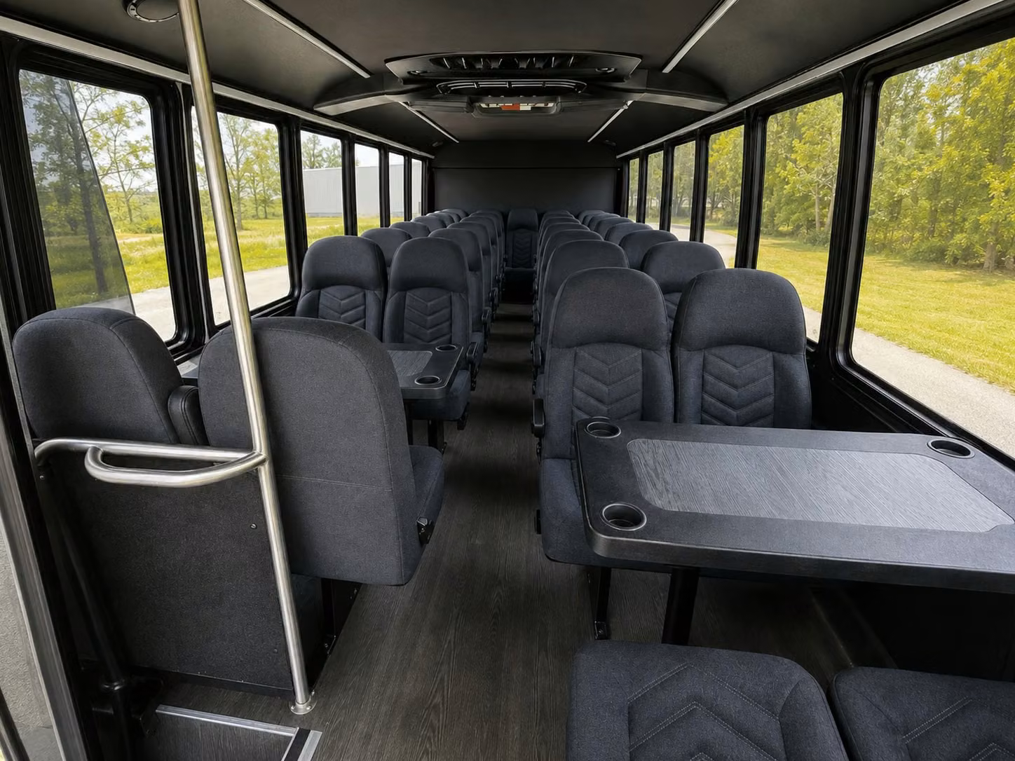 18 passenger minibus inside