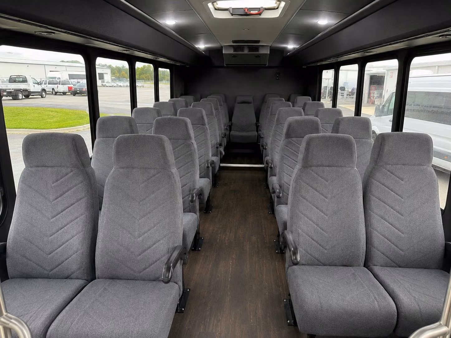 18 passenger minibus interior