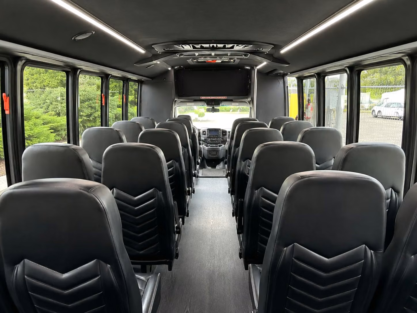 20 passenger minibus interior