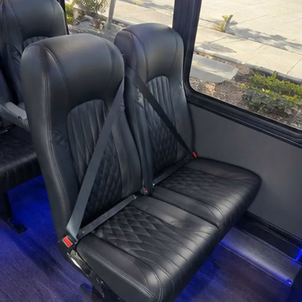 28 passenger minibus inside