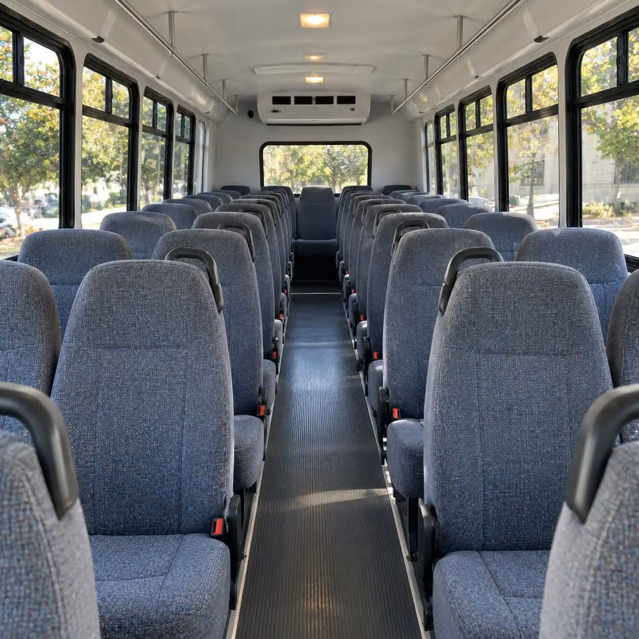 28 passenger minibus interior