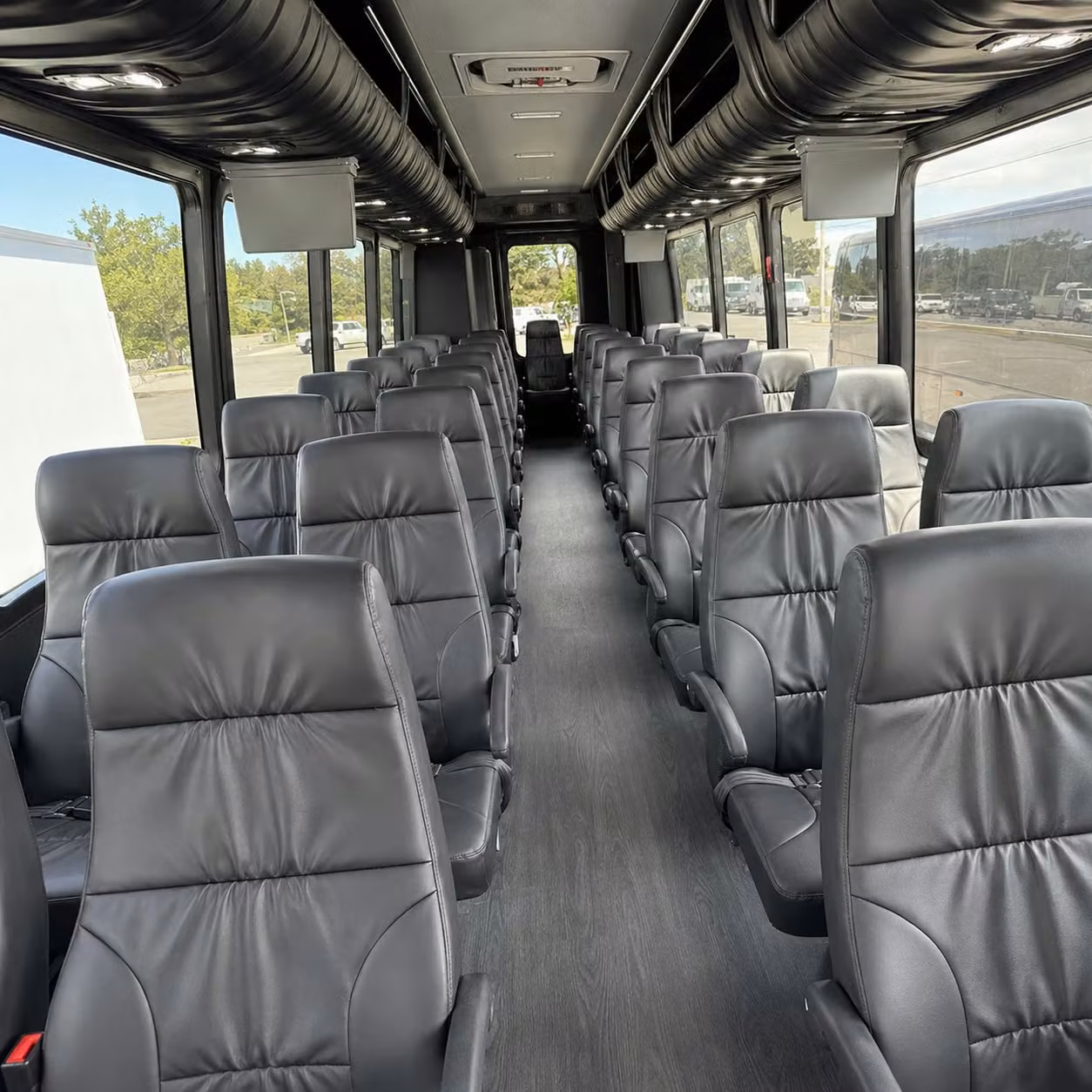 35 passenger minibus interior
