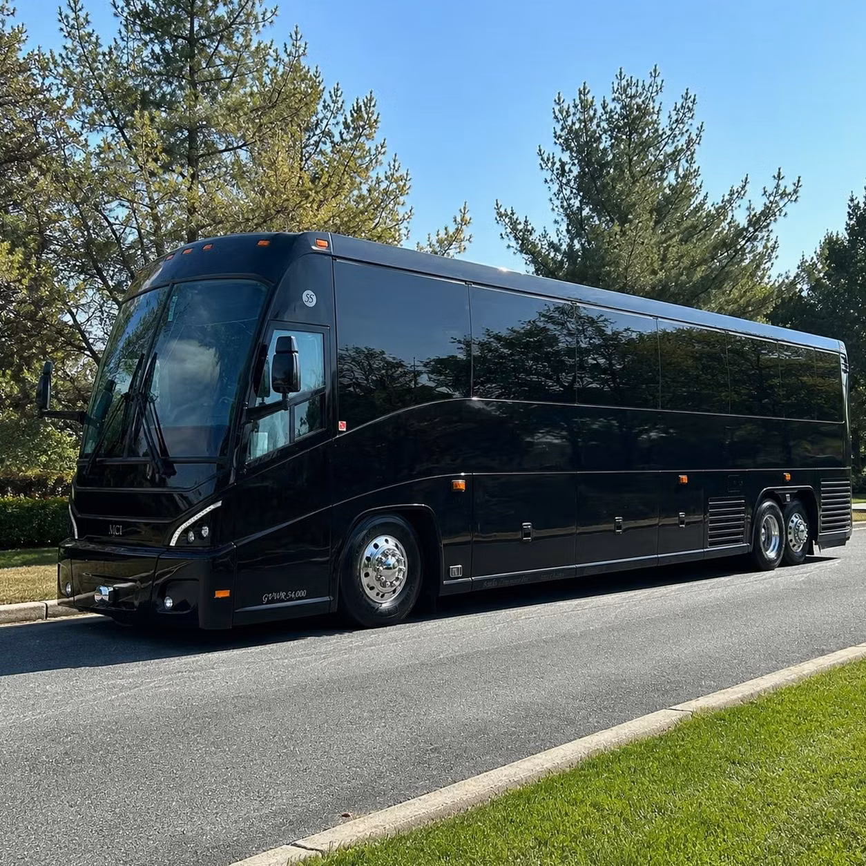 perris 56 passenger charter bus rental