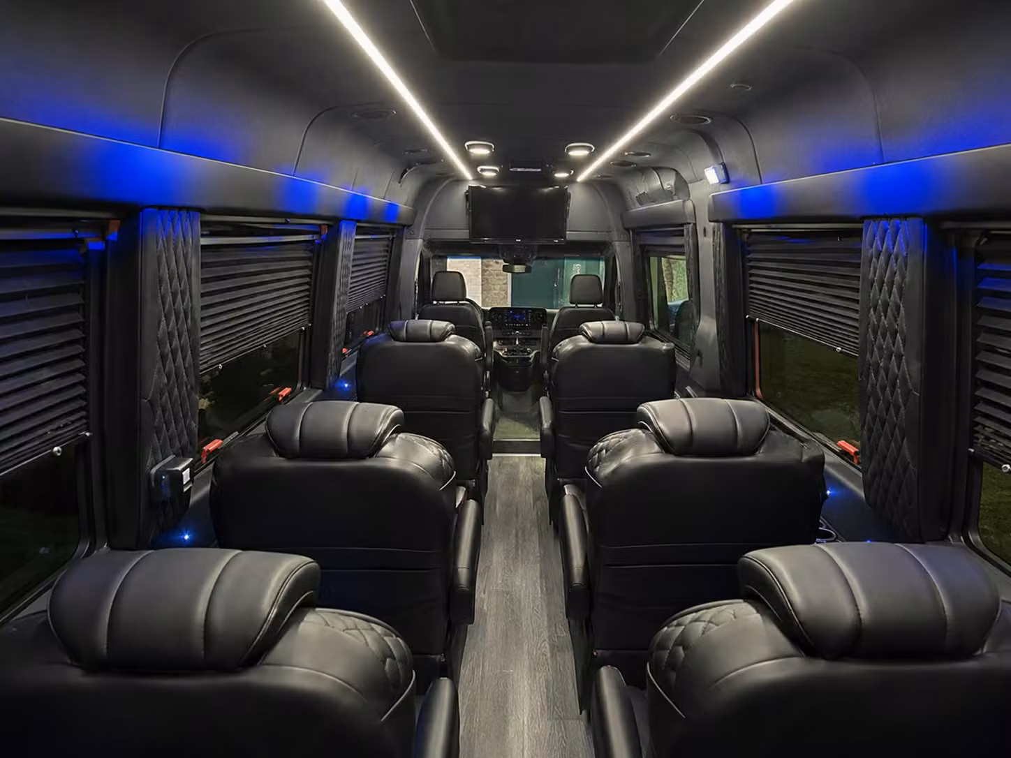 sprinter van with driver interior