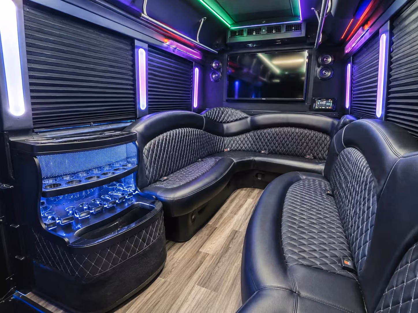 tailgate in style with a perris party bus rental to sofi stadium or crypto com arena